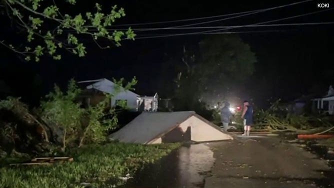 1 dead after catastrophic tornado levels Barnsdall, Oklahoma: ‘Total destruction’