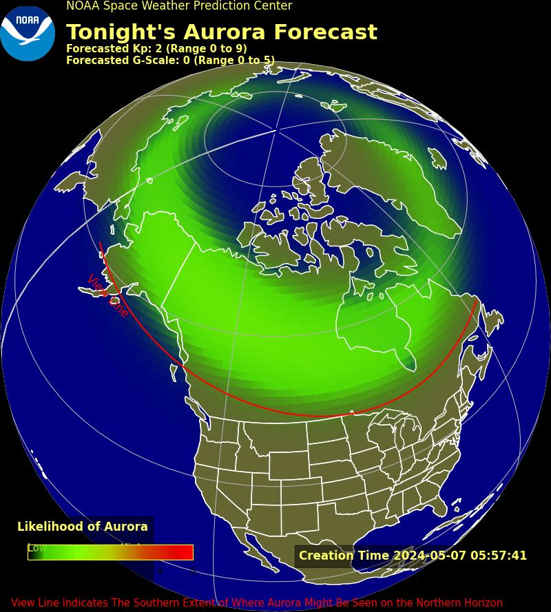 Geomagnetic storm could produce aurora lights in US