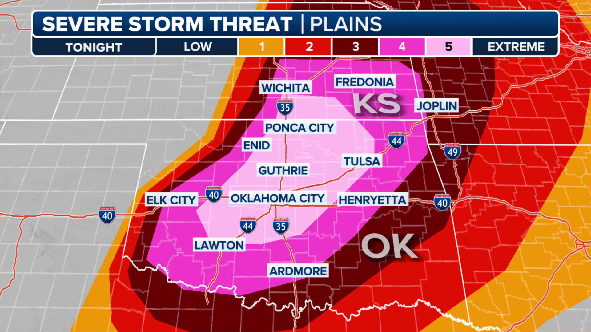 Severe weather not over yet: Plains at risk for ‘intense’ tornadoes on Monday